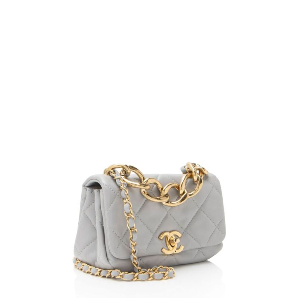 Chanel Lambskin Color Match Mini Flap Bag - Picture 2 of 11